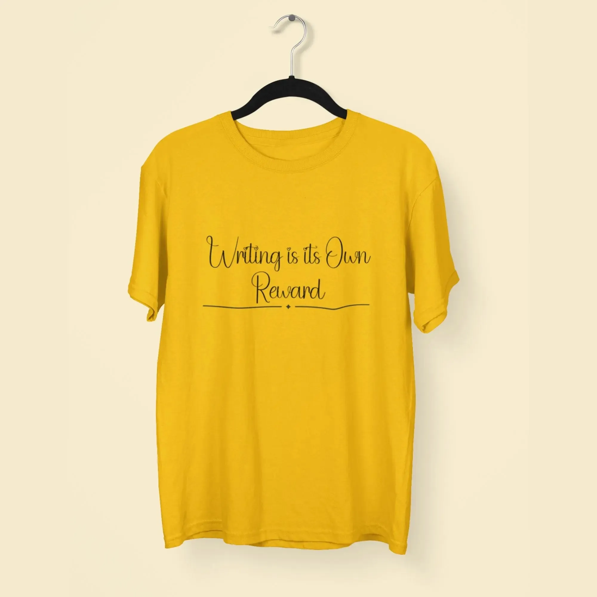 Writing is its Own Reward Round Neck Half Sleeve Classic T-Shirt